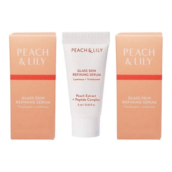 3 X PEACH & LILY Glass Skin Refining Serum - .16 oz each [2 NIB and 1 w/o Box] - Picture 1 of 7